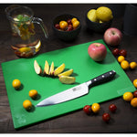 Planche à découper antibactérienne basse densité Hygiplas vert — HC858