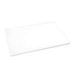 Planche à découper antibactérienne basse densité Hygiplas blanche — HC860