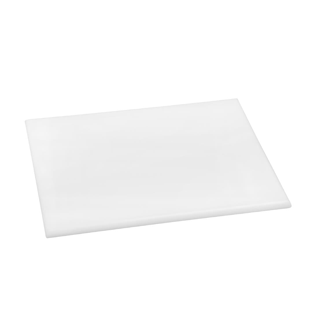 Petite planche à découper haute densité Hygiplas blanche — HC867