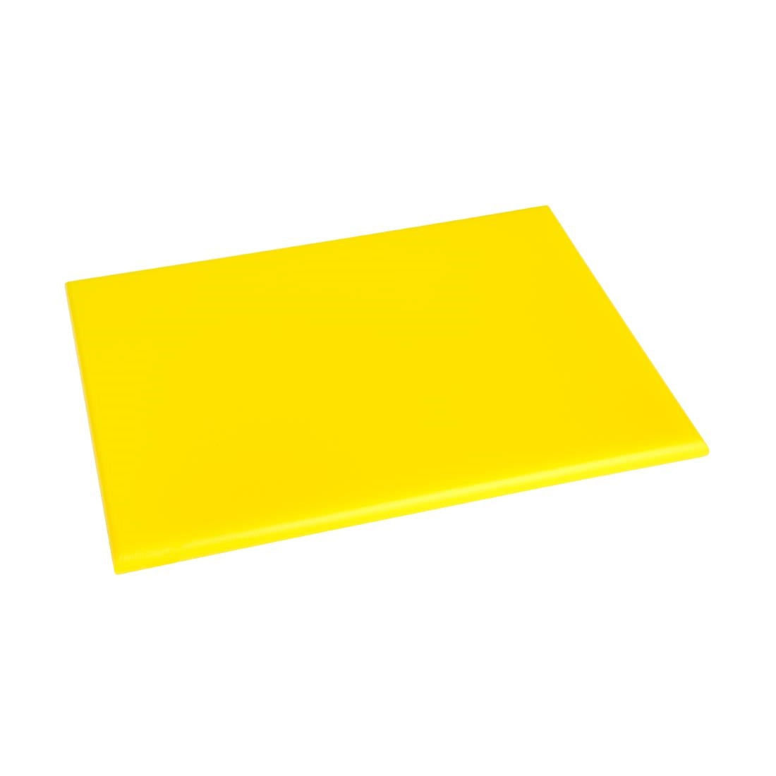 Petite planche à découper haute densité Hygiplas jaune — HC868
