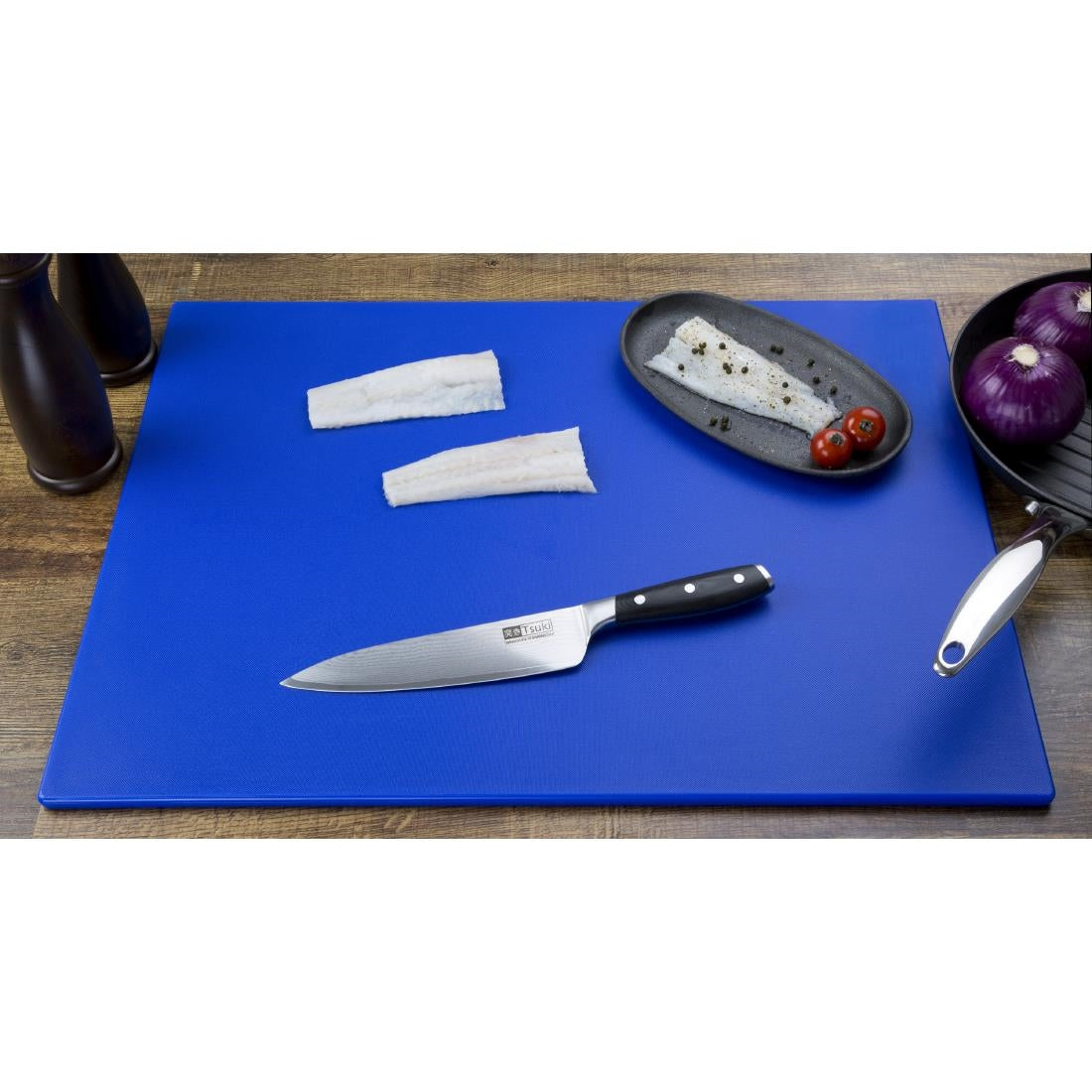 Ensemble de planches à découper basse densité Hygiplas 600x450x10mm lot de 6 — HC879