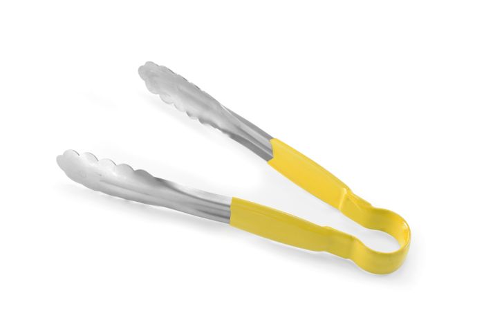 Pince de service HACCP 250 mm, HENDI, Jaune, (L)250mm — 171899