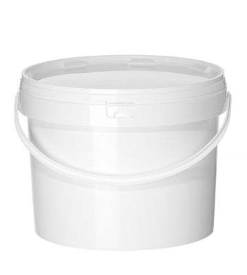 Seau, HENDI, Zone imprimable/étiquetage : 810x155 mm., 11,3L, Blanc, ⌀300x(H)230mm — 196007