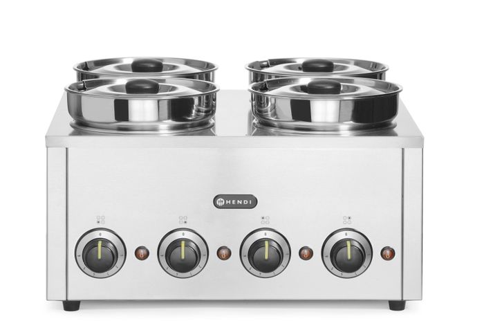 Thermosysteem 4, HENDI, 16L, 230V/800W, 506x509x(H)298mm — 201466