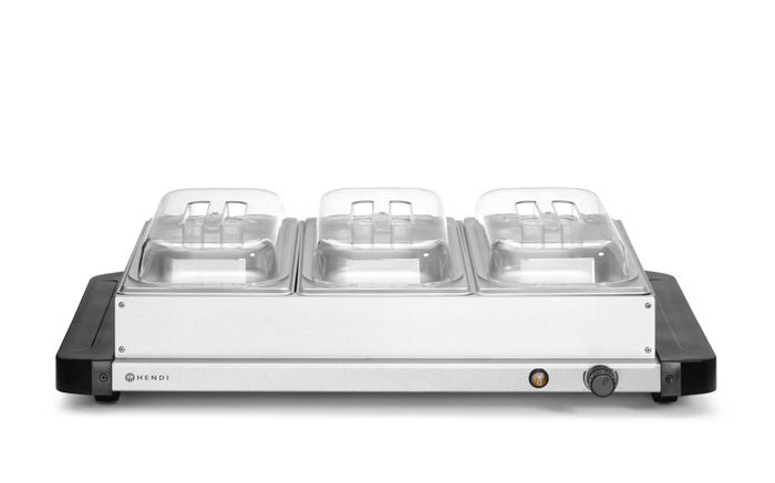 Chauffe-plats électrique, HENDI, 230V/400W, 657x381x(H)161mm — 201749