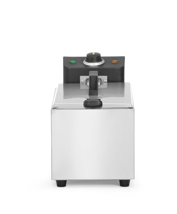 Friteuse Budget Line 4L, HENDI, Budget Line, GN 1/3, 4L, Argent, 230V/2800W, 184x404x(H)258mm — 205631