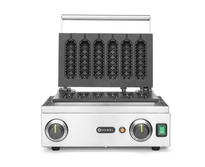 Wafelijzer corn dog, HENDI, 230V/1550W, 390x378x(H)229mm — 212189