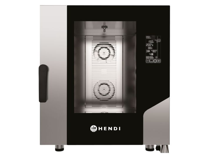 Hetelucht stoomoven Contact 7x GN 1/1, HENDI, 400V/10400W, 730x849x(H)850mm — 219959