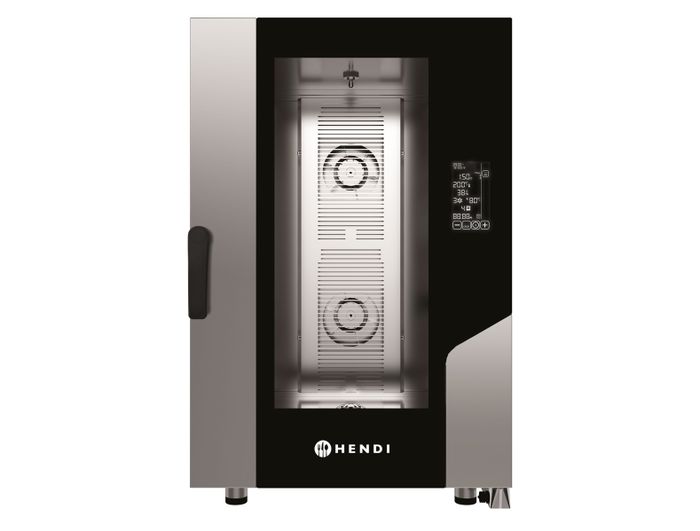 Convectie stoomoven Contact 11 x GN 1/1, HENDI, 400V/15400W, 730x849x(H)1130mm — 219966