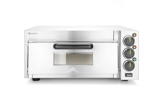 Four à pizza compact, HENDI, Argent, 230V/2000W, 580x560x(H)275mm — 220290