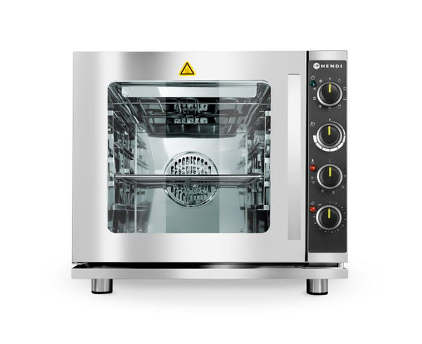 Hetelucht stoomoven met grill, HENDI, geschikt voor 4x GN 2/3 trays, Lichtgrijs, 230V/3000W, 625x585x(H)590mm — 225929