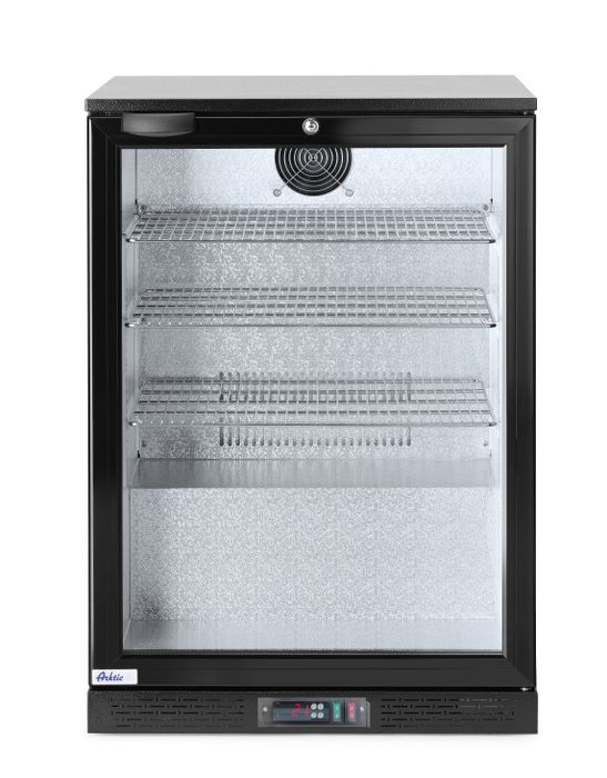 Backbar koelkast enkele deur, Arktic, 105L, Zwart, 220-240V/120W, 600x530x(H)865mm — 226568