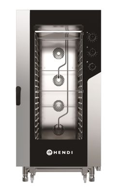 Hetelucht stoomoven CONTROL 20x GN1/1, HENDI, GN 1/1, 400V/31000W, 930x1041x(H)1900mm — 229590
