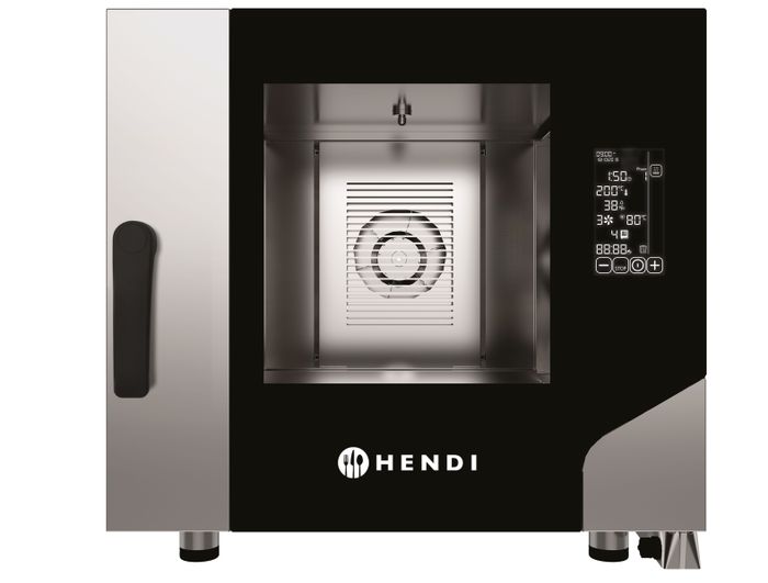 Four mixte CONTACT 5x GN 1/1, HENDI, 400V/7800W, 730x849x(H)700mm — 229606
