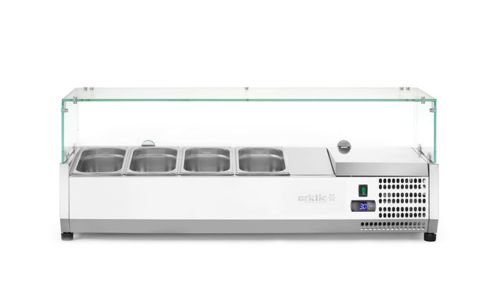 Opzetkoelvitrine GN 1/3, Arktic, 4x GN 1/3, GN 1/3, 24L, 230V/180W, 400x1208x(H)456mm — 232965