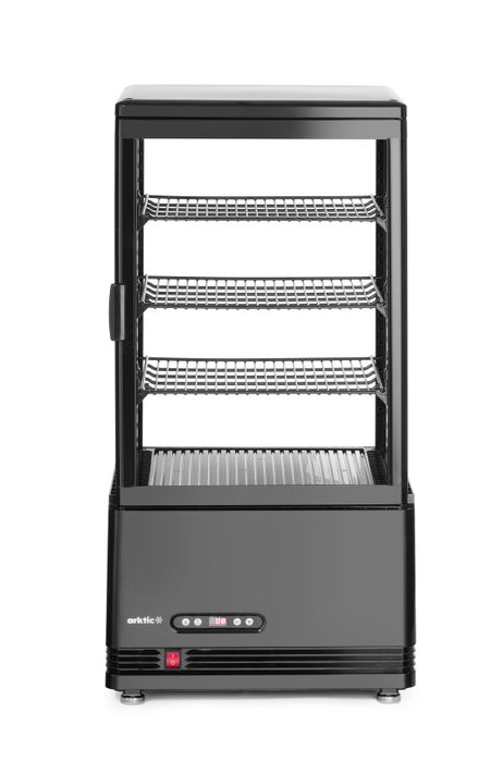 Koelvitrinekast 68L, Arktic, Zwart, 230V/170W, 397x444x(H)875mm — 233238