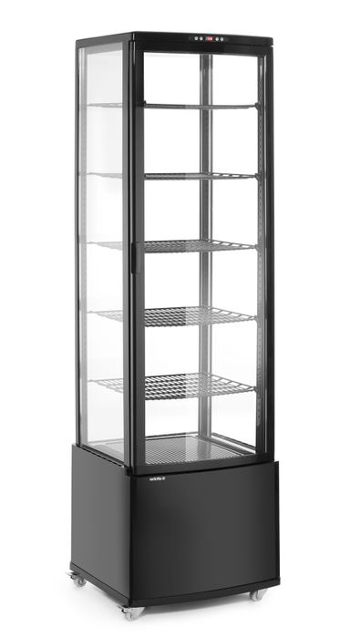 Koelvitrinekast 270L, Arktic, Zwart, 230V/290W, 520x550x(H)1870mm — 233290