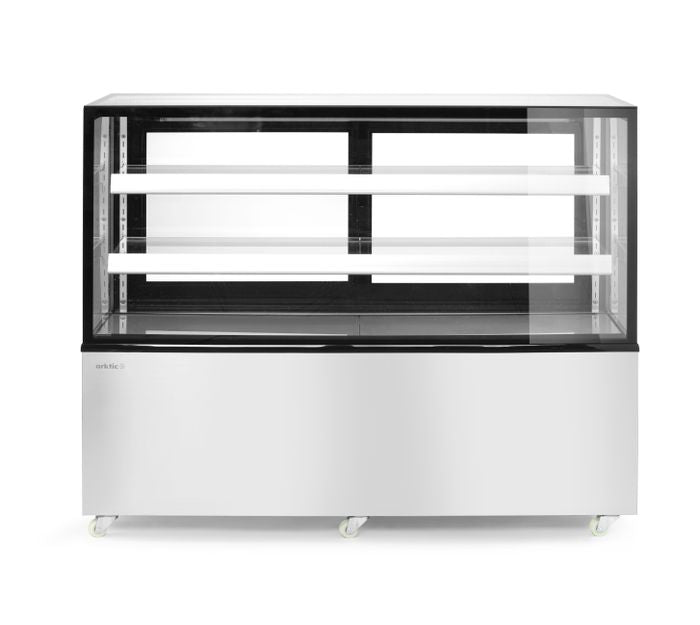 Koelvitrine met 2 schappen, Arktic, 230V/500W, 677x1524x(H)1230mm — 233375