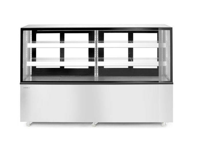 Vitrine réfrigérée avec 2 étagères, Arktic, 230V/500W, 677x1824x(H)1230mm — 233467