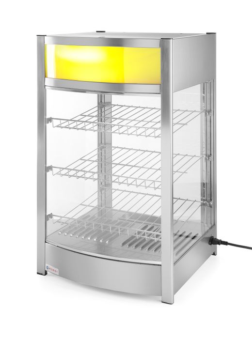 Vitrine de table chauffante, HENDI, 97 litres, 230V/800W, 460x467x(H)785mm — 233740
