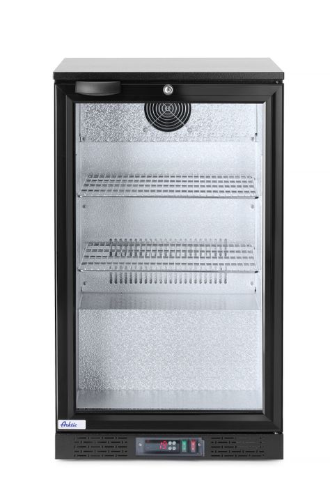 Backbar koelkast met enkele deur, Arktic, 86L, Zwart, 220-240V/120W, 500x530x(H)865mm — 233900