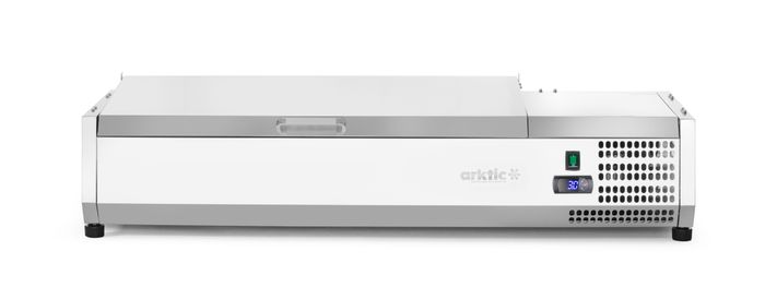 Opzetkoelvitrine GN 1/3, Arktic, 4x GN 1/3, GN 1/3, 24L, 230V/180W, 420x1205x(H)630mm — 233948