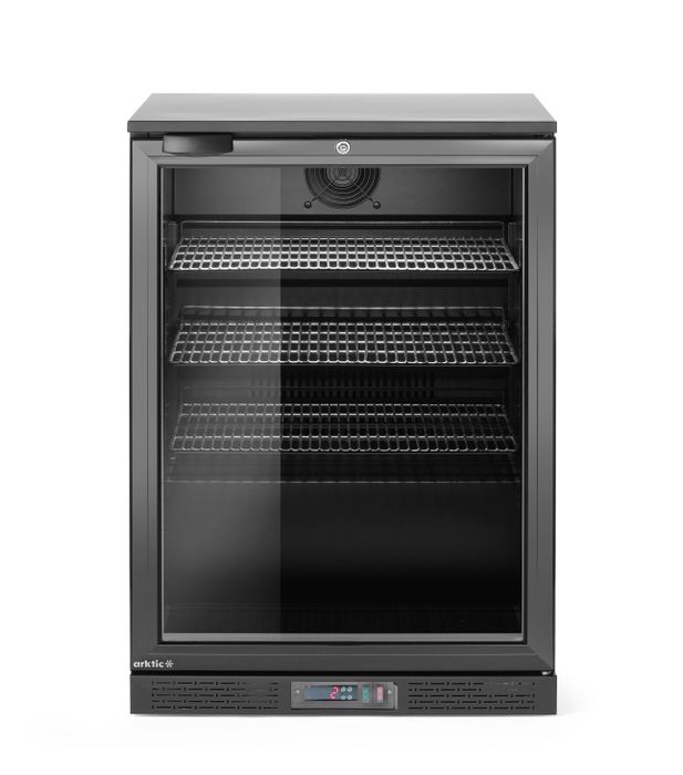 Backbar Koelkast – Enkeldeurs, Arktic, 105L, Zwart, 230V/120W, 600x530x(H)870mm — 236864