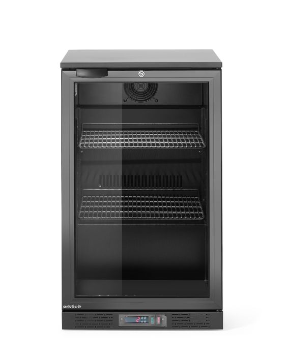 Backbar koelkast met enkele deur, Arktic, 86L, Zwart, 220-240V/120W, 500x530x(H)870mm — 236871