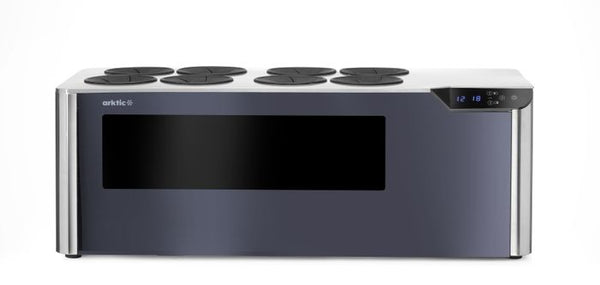 Wijnkoeler tafelmodel, met 2 temperatuurzones "Cellar", Arktic, Zwart, 220-240V/60W, 800x350x(H)293mm — 237380