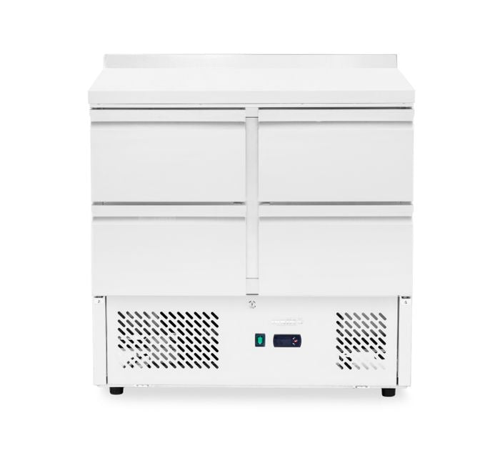 Réfrigérateur comptoir, 4 tiroirs, Arktic, 97L, Argent, 230V/220W, 900x700x(H)908mm — 238356