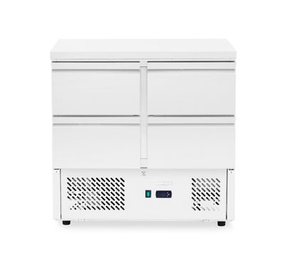 Réfrigérateur comptoir, 4 tiroirs, Arktic, 97L, Argent, 230V/220W, 900x700x(H)868mm — 238363
