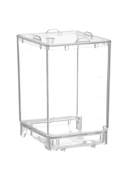 Récipient à lait avec couvercle, HENDI, 4,5L, Transparent, 150x173x(H)237mm, Rectangulaire — 240014