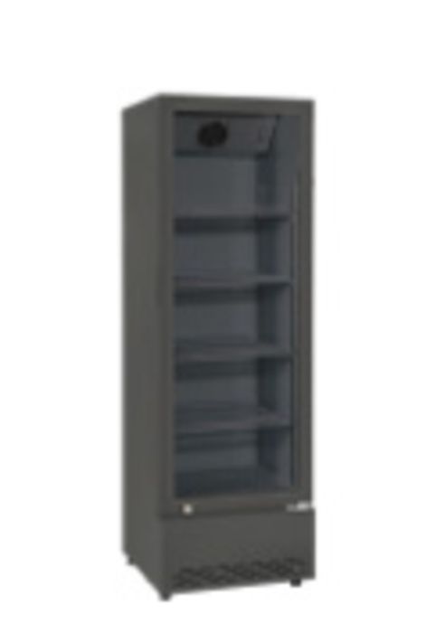 Displaykoeler, glazen deur, Arktic, 158L, Zwart, 230V/290W, 540x540x(H)1527mm — 241424