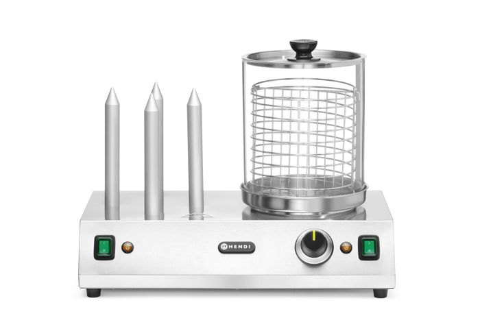 Worst en hotdogbroodjes warmer, HENDI, 230V/550W, 500x310x(H)395mm — 265031