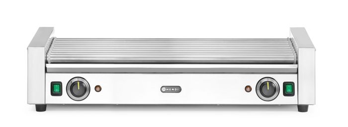 Worstrolgrill XL - 2 zones, HENDI, Zilver, 230V/2000W, 732x590x(H)168mm, Rechthoekig — 268674