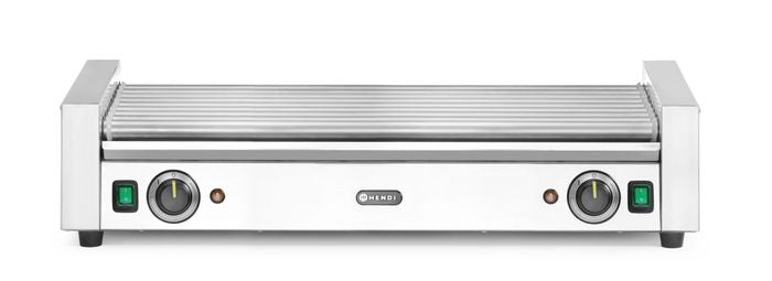 Worstrolgrill XL - 2 zones, HENDI, Zilver, 230V/2000W, 732x590x(H)168mm, Rechthoekig — 268674