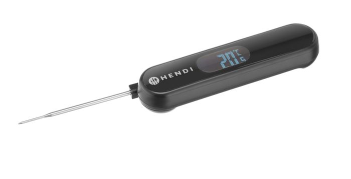 Thermomètre pliable, HENDI, Noir, 150x35x(H)27mm — 270943