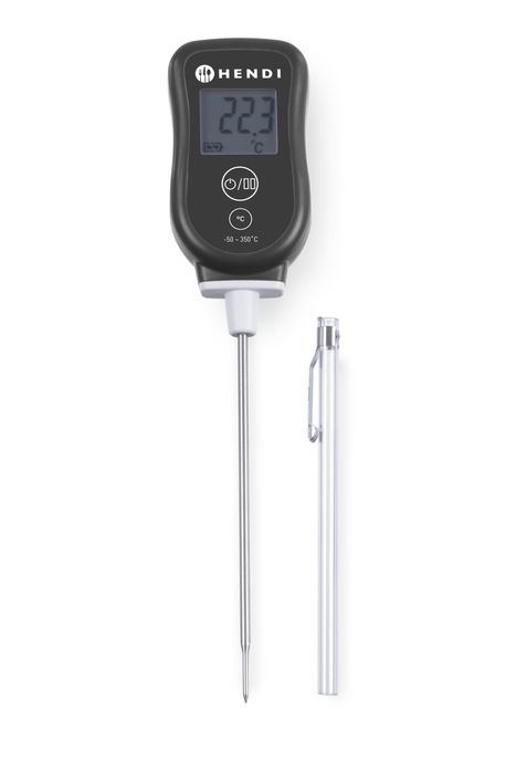 Thermomètre digital avec sonde, HENDI, 204x42x(H)20mm — 271230