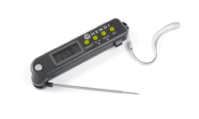 Thermomètre avec sonde repliable, HENDI, 160x40x(H)25mm — 271308