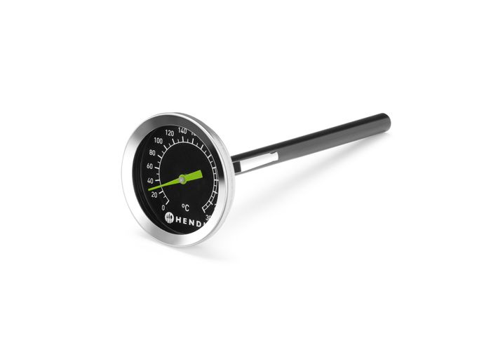 Thermomètre analogique, HENDI, Noir, ⌀52x(H)140mm — 271384