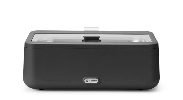 Chiller UNIQ, HENDI, designed by Robert Bronwasser, GN 1/1, Zwart, 220-240V/120W, 607x398x(H)248mm — 272077