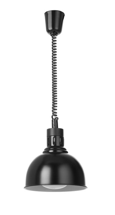 Lampe chauffante réglable, en forme de dôme, HENDI, Noir, 230V/250W, ⌀250x(H)207mm — 273616