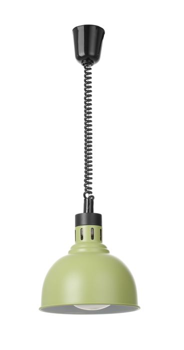 Warmtelamp verstelbaar, dome, HENDI, Groen, 230V/250W, ⌀250x(H)207mm — 273630