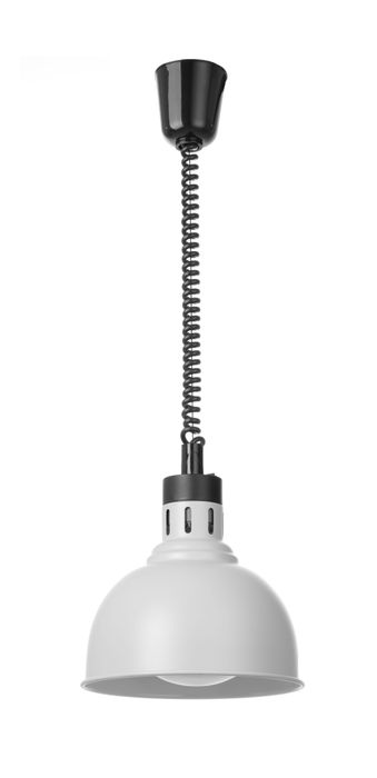 Lampe chauffante réglable, en forme de dôme, HENDI, Blanc, 230V/250W, ⌀250x(H)207mm — 273654