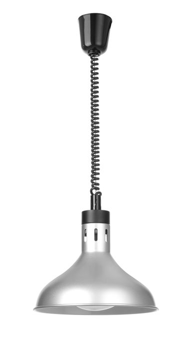 Lampe chauffante réglable, forme cloche, HENDI, Argent, 230V/250W, ⌀295x(H)207mm — 273661