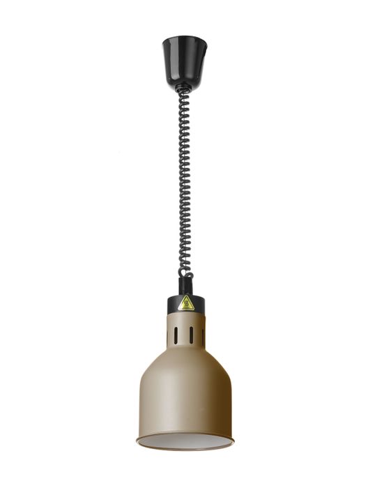 Warmtelamp verstelbaar, cilindrisch, HENDI, Beige, 230V/375W, ⌀175x(H)250mm — 273784
