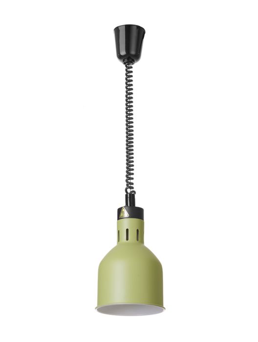 Warmtelamp verstelbaar, cilindrisch, HENDI, Groen, 230V/375W, ⌀175x(H)250mm — 273791