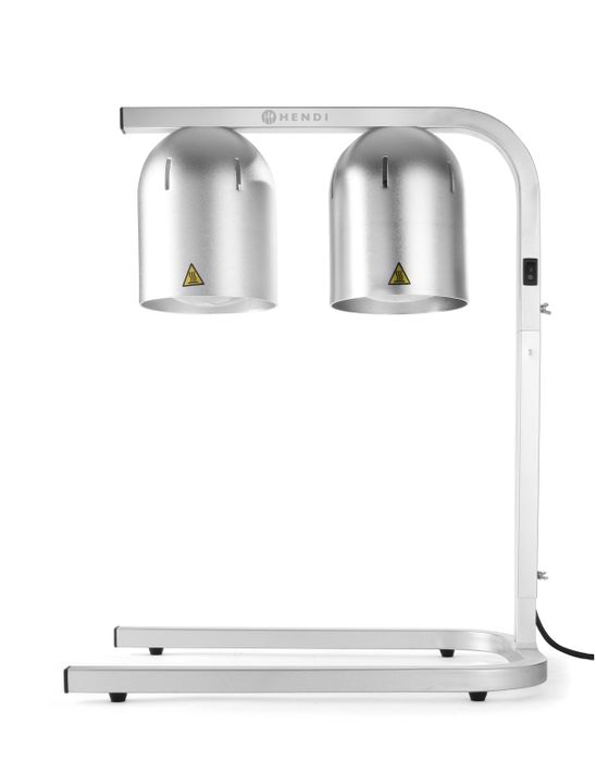 Warmhoudbrug, infrarood, HENDI, Zilver, 230V/500W, 453x360x(H)790mm — 273906