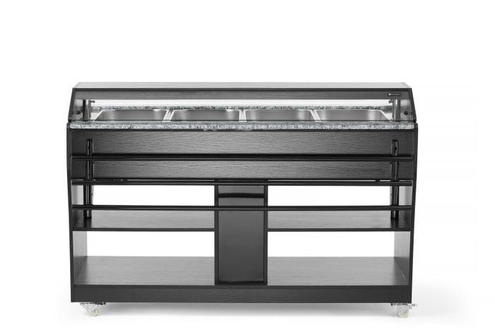 Warm buffet display, HENDI, GN 1/1, 1490L, 765x1490x(H)1370mm — 274064