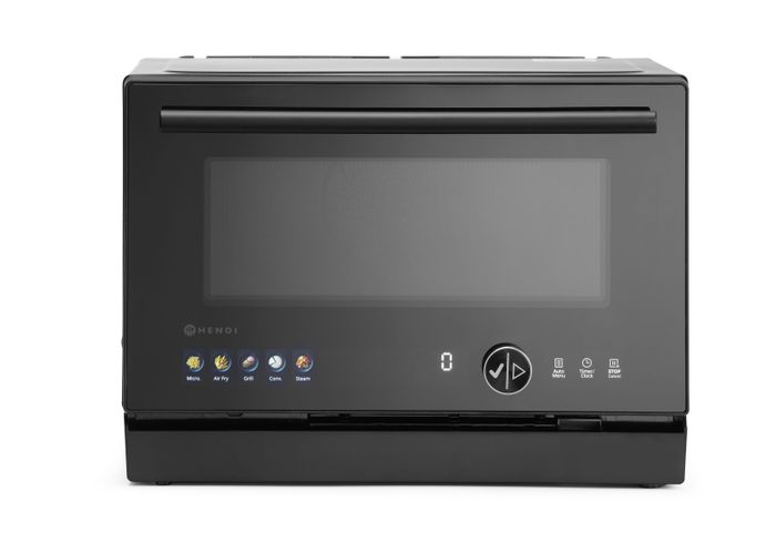 Micro-ondes, multi-fonction 4-en-1, 2350 W, 24,7 L, HENDI, Noir, 230V/2350W, 462x492x(H)338mm — 281383